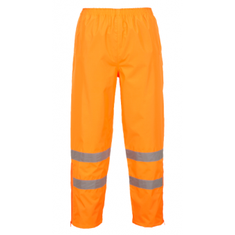 Hi-Viz Waterproof Trousers Large Orange